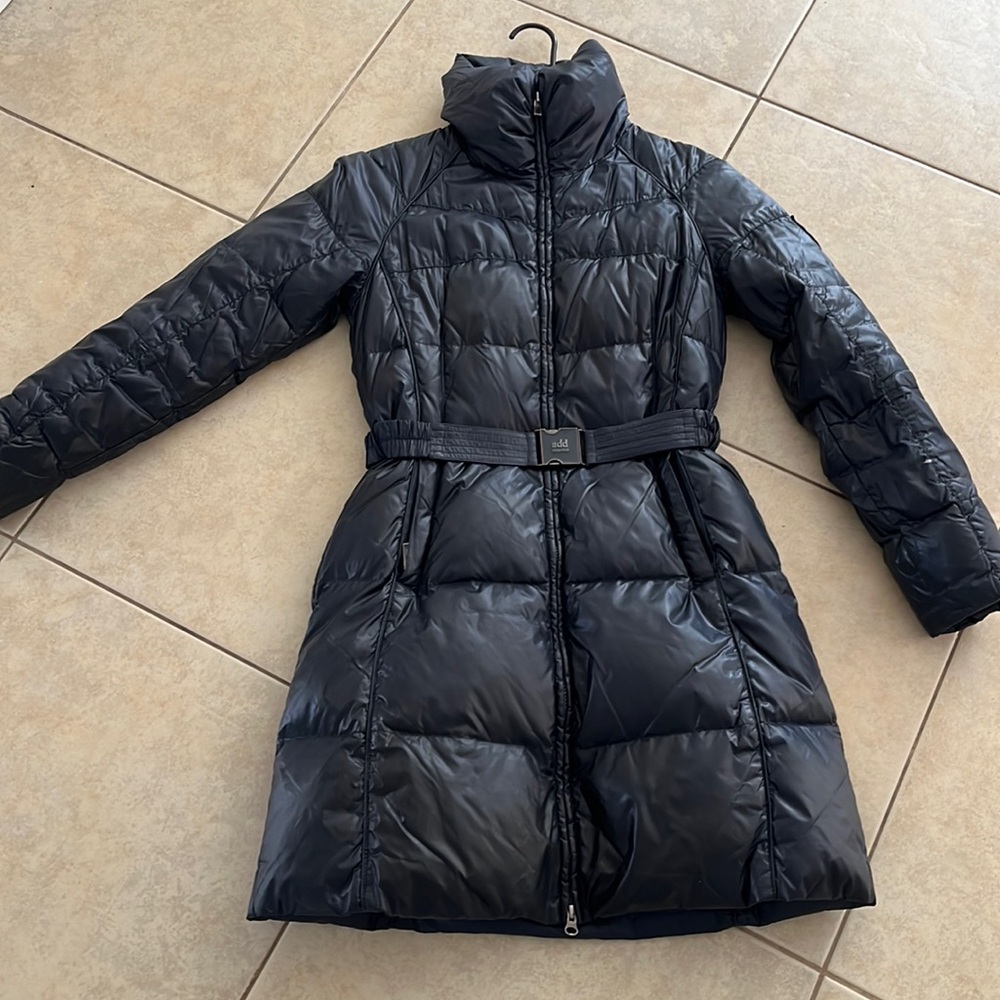 Add coat navy.  Very good condition